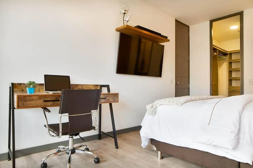 Penthouse El Poblado, Hermosa Vista, Dos Alcobas Medellín 0*,  Kolumbie