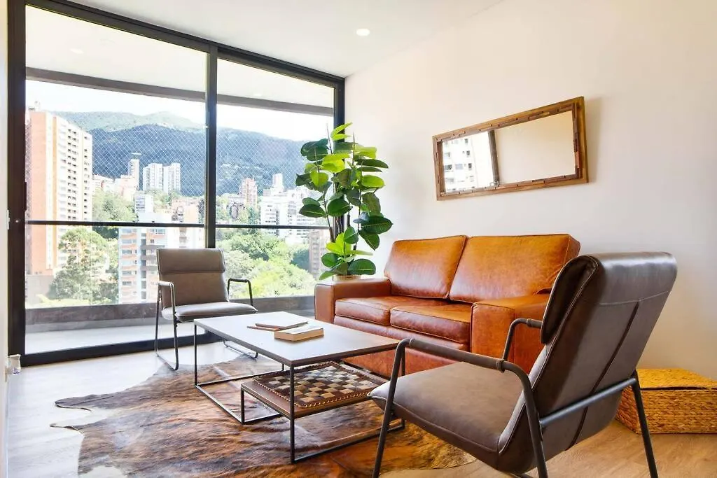 Apartmán Penthouse El Poblado, Hermosa Vista, Dos Alcobas Medellín Kolumbie