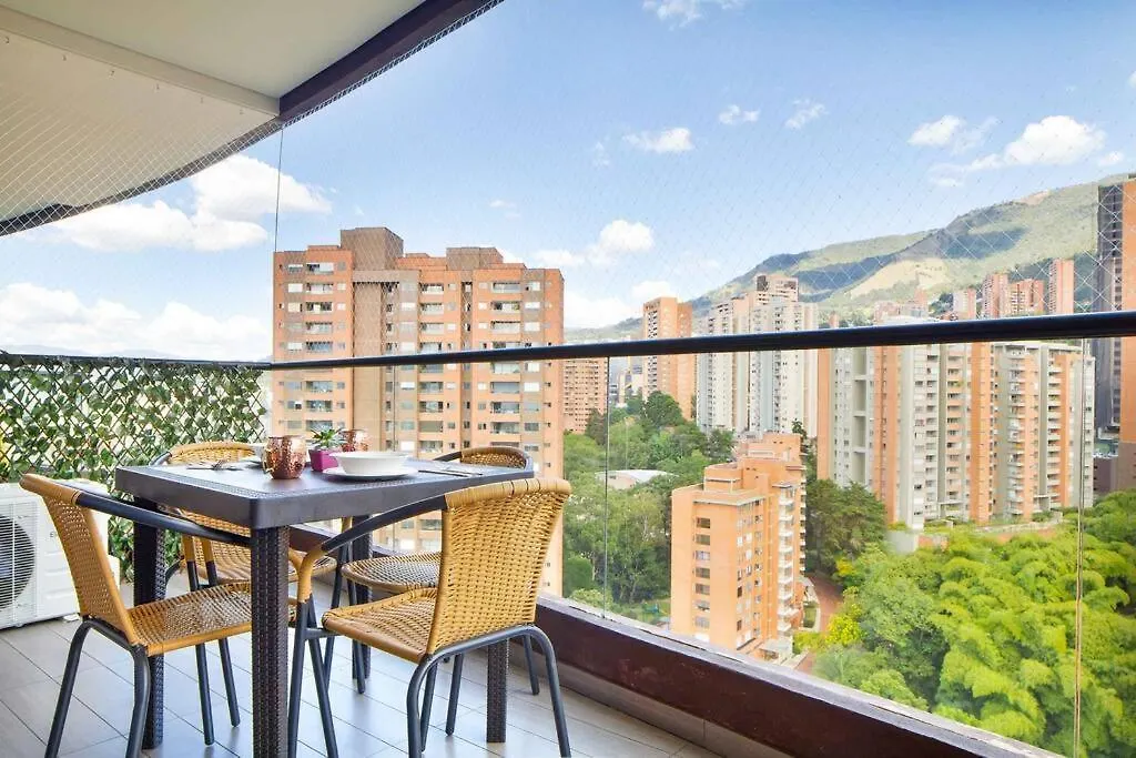 Penthouse El Poblado, Hermosa Vista, Dos Alcobas Medellín 0*,