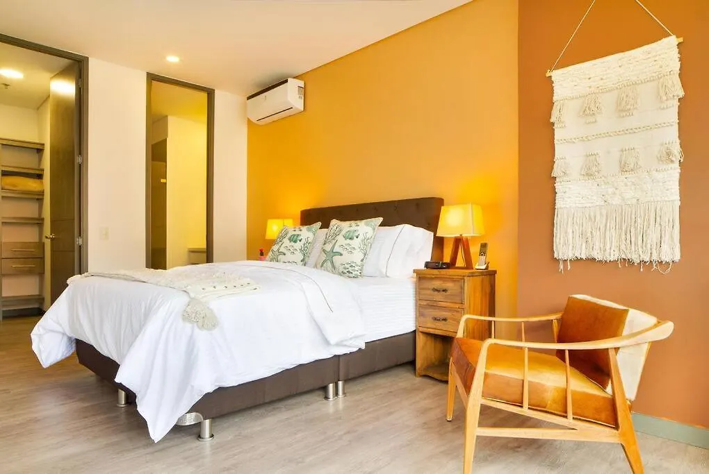 Penthouse El Poblado, Hermosa Vista, Dos Alcobas Medellin 0*,  Colombia